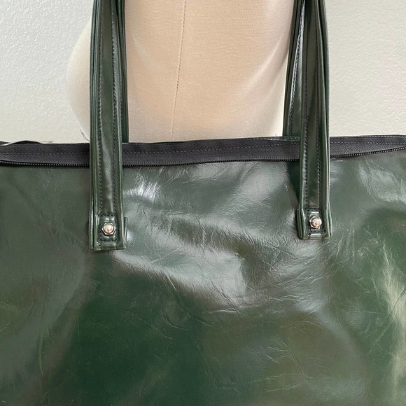 HAZEL RAY Green Large Traveler Tote Bag - Picture 10 of 13